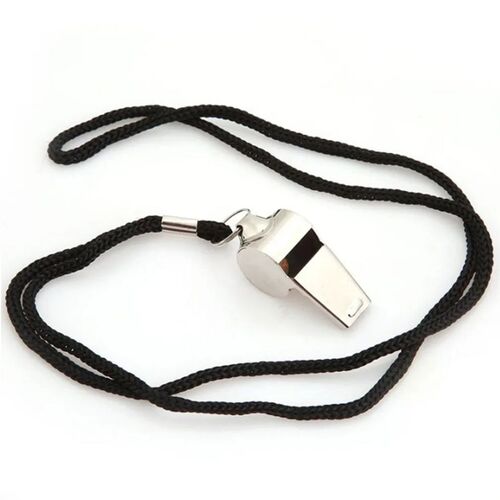 Stainless Steel Whistles Referee Sport Rugby Metal Whistle W