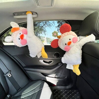 Car cartoon Cute Car Tissue Box Car Creative Hanging Type Dr