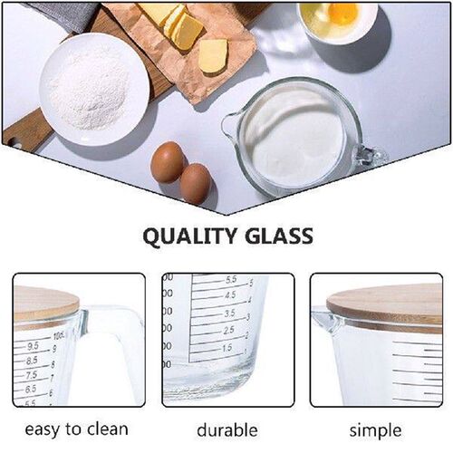 High Temperature Resistant Measuring Jug Glass Cup 500ml