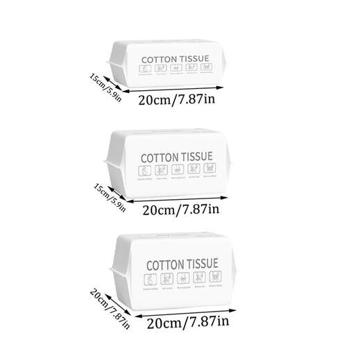 20*15cm Disposable Face Wash Towel Extractable Cotton Soft T