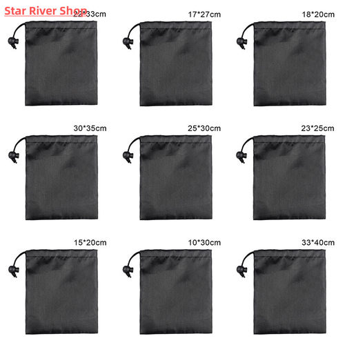 Durable Nylon Drawstring Storage Pouch Multi-functional Bag