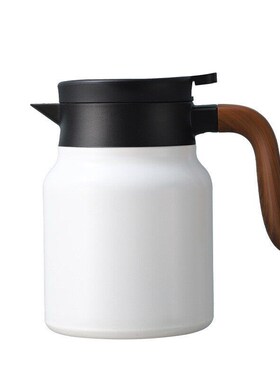 316 Stainless Steel Wood Handle Braised Teapot Wood Grain Ha