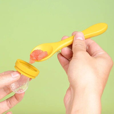Baby Pacifier Fruit Feeder Baby Silicone Mesh Bag Pacifier F
