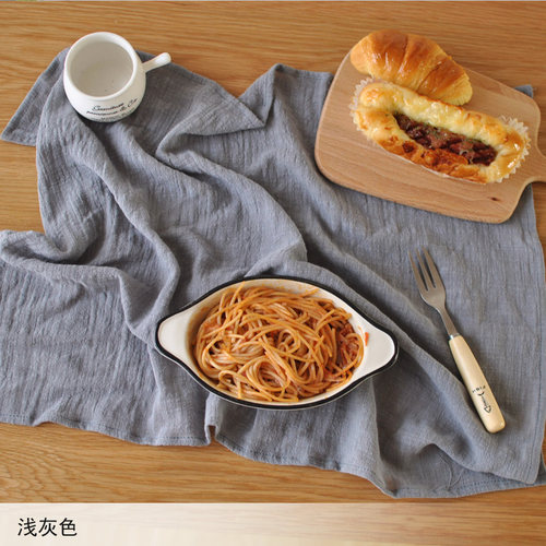 Japanese linen napkin cloth Placemat mat kitchen towel cover