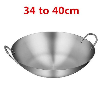Iron Non coating Woks Gas Cooker Traditional Handmade Pot