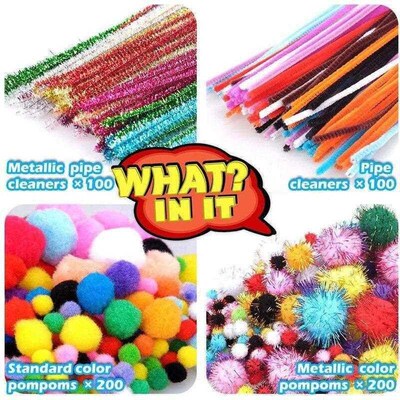Arts and Crafts Supplies for Kids DIY Crafting School Kinder