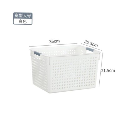 Plastic tabletop toy storage basket A4 document book materi