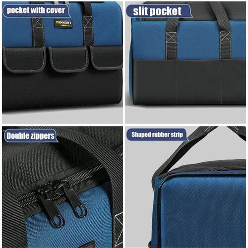 New Square Tool Bag with 30% More Capacity Waterproof Multi