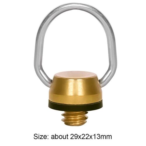 Tent Flashlight Ring Aluminum Alloy Flashlight Swing Ring Li