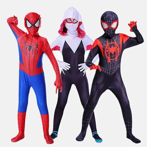 Gwen Spider Bodysuits for Kids Carnival Boys Game Dress Up C