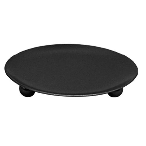 Iron Plate Candle Holder Pillar Art Decorative Pedestal For