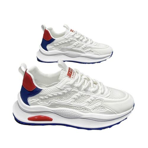 Mens Shoes Breathable Mesh White Shoes Mens rendy Versatil