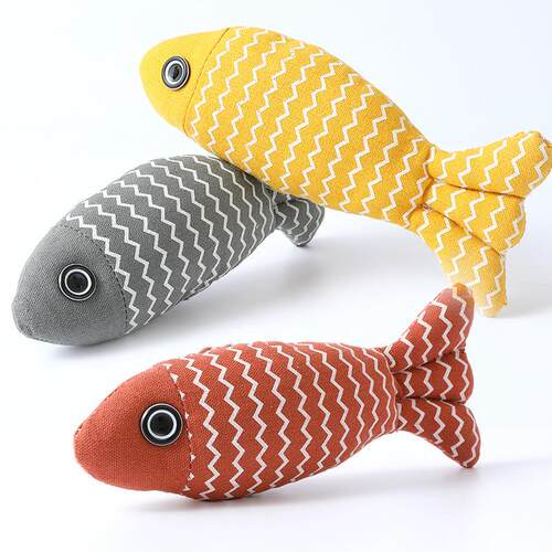 Cat Toy Fish Interactive Soft Simulation Fish Cat Toy With