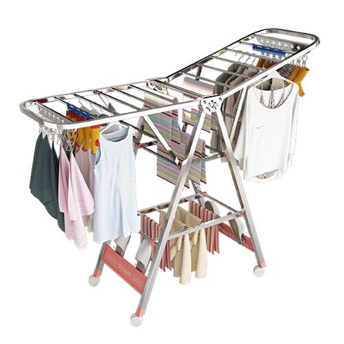 clothes drying rack folding laundry garment dryer hanger