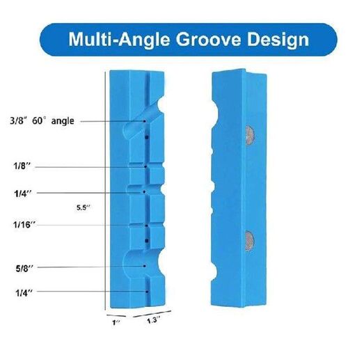 【Top Picks】Vise Jaw Pads 5Inch,1 Pair Soft Jaws For Bench