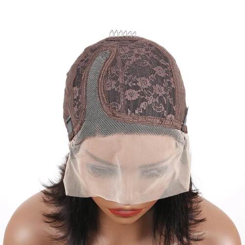 Bone Straight Bob Wig Lace Front Human Hair Wigs For Women S