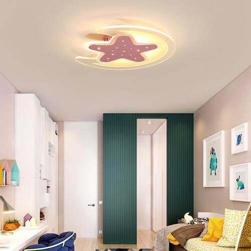 Modern Ceiling Lamp LED Star and Moon Ceiling Lights toon Ch