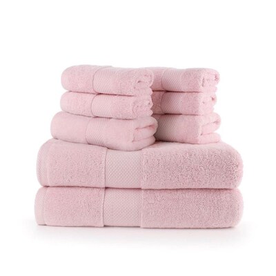 8 Pieces Cotton Bath Towel Set Bath Hand Towels Washcloths
