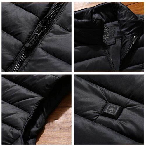 Winter New Warm Vest Heating Rechargeable Vest Male Korean