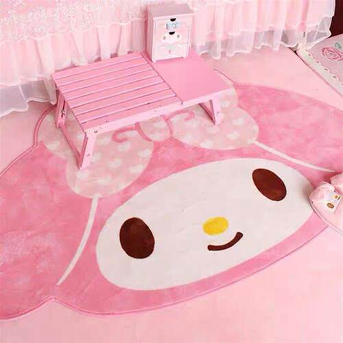 100x150CM Cartoon Saniro My Melody Carpet Kawaii Home Soft F