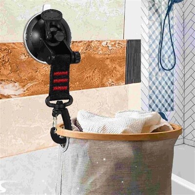 4 Pcs Hooks Suction Cup Swivel Red Pack Strong Heavy Duty