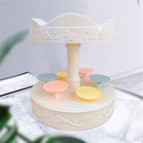 Rotating Carousel Cupcake Holder Stand Rotary Sushi Machine