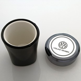 专用车载烟灰缸多功能带夜光汽车用品 X改装 适用于202款 大众探岳