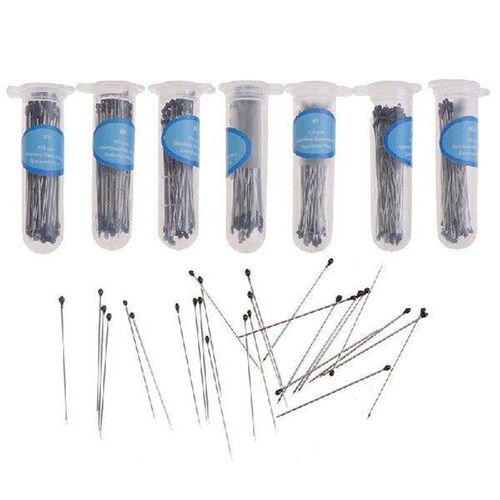 100Pcs Stainless Steel Insect Pins Specimen Pins For School
