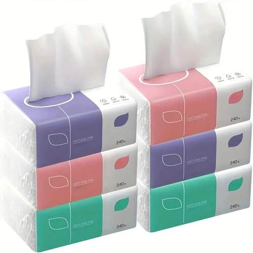 New In 2025 1PC Premium 4-Ply Tissues 240 Count Each Recycla