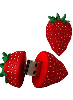 Strawberry Fruit Pen Drive USB Flash Drive real capacity 4G