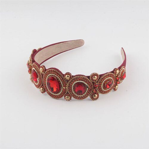 European Baroque Vintage Heavyduty Light Luxury Headband Wom