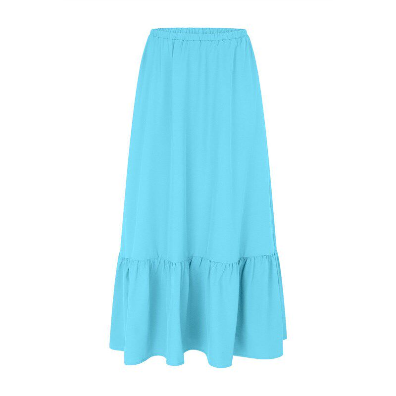 New In Skirts For Women rendy Summer Elastic High Waist Boho图片