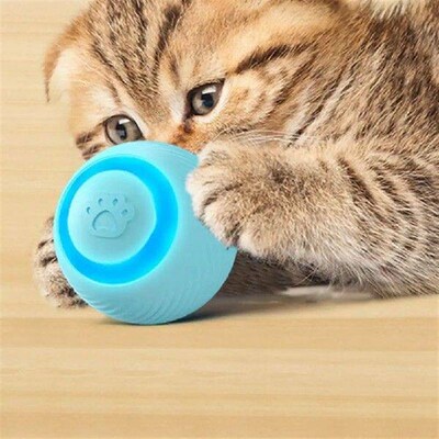 Teasing Cat Toy Usb Rechargeable Cat Toy Ball with Led