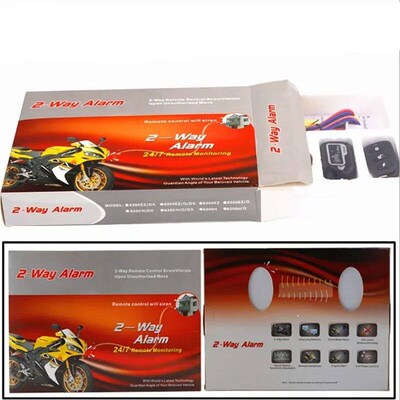 Universal Two-way Motorcycle Scooter Anti-theft Security Ala