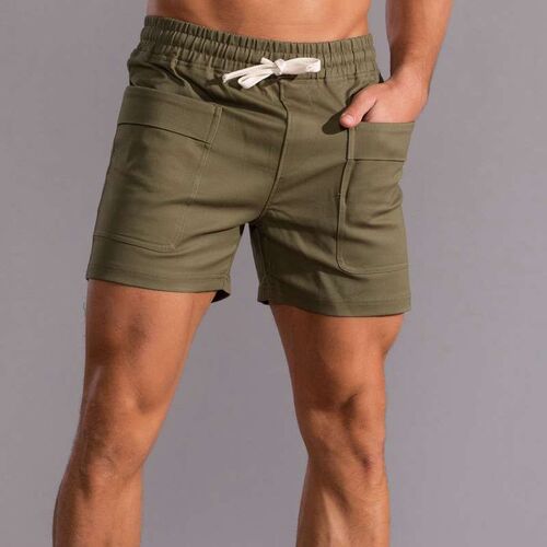 Casual Shorts Mens teny Big Pocket Three-point Pants Cotton