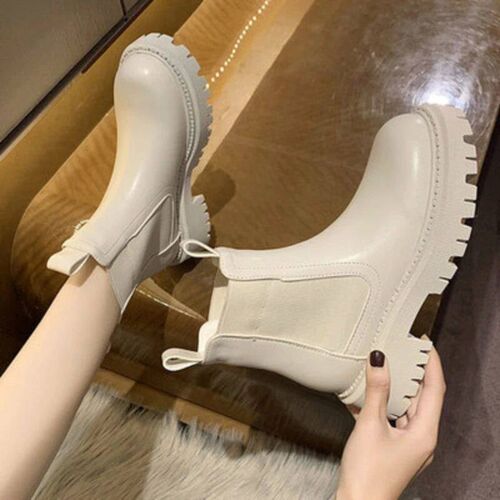 Chelsea womens boots, platform boots, brown, black, beige a