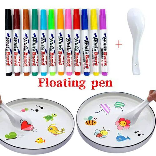 Magial Water Painting Pen Colorful Mark Pen Markers Floating