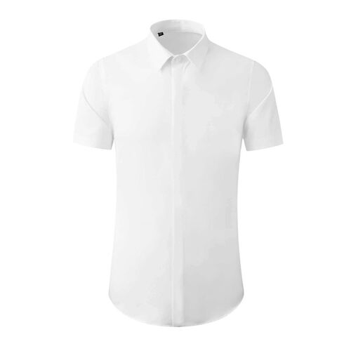Autumn and Winter Han Lin Hua Pure Color Simple Short-sleeve