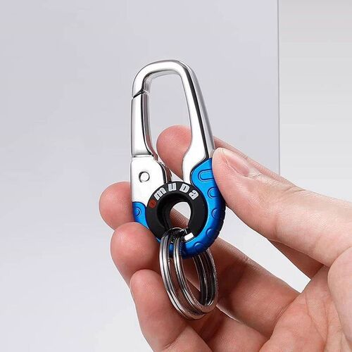 1/3pcs Stainless Steel Key Holder Car Keychain Keyring for M