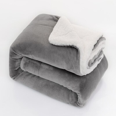 Lamb cashmere Luxury Blanket Throw warm soft Cozy Plush 毛毯
