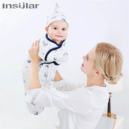 INSULAR 1pc Baby Swaddle Wrap Soft Cocoon Baby Blankets