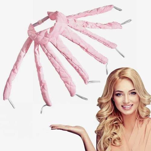 Octopus Shaped Heatless Headband Hair Curler - DIY Overnight