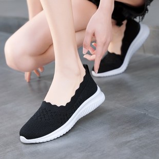 Ladies Handmade Solid Color Women Shoes Classic Casual Flat