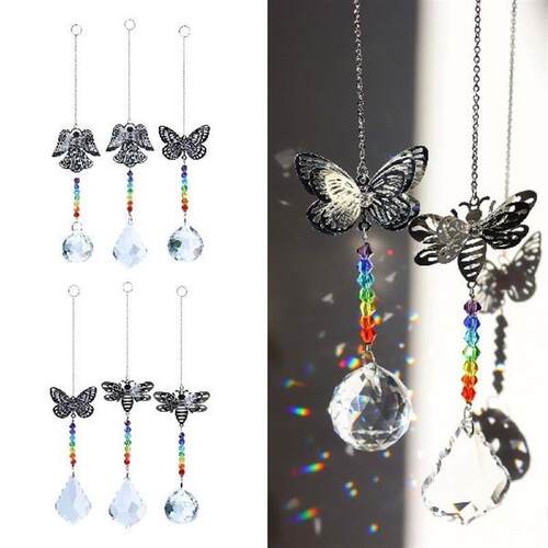 Window Crystal Ball Rainbow Hanging Pendant Car Ornament