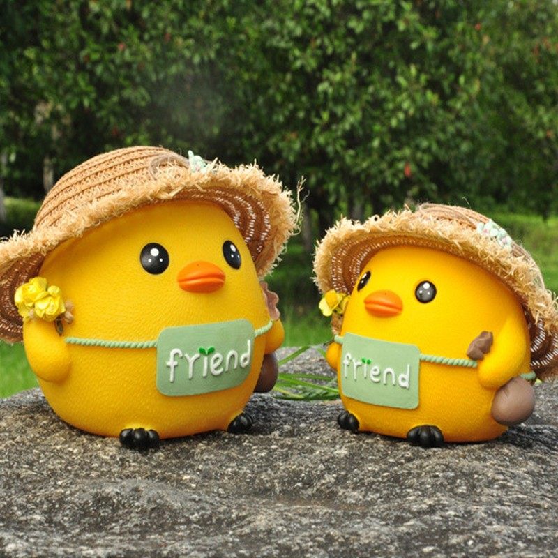 卡通生肖草帽鸡存钱罐创意儿童可爱女孩储蓄罐宝宝个性储钱罐,节庆用品/礼品,储蓄罐,淘宝优惠券,粉丝福利购,淘宝优惠卷