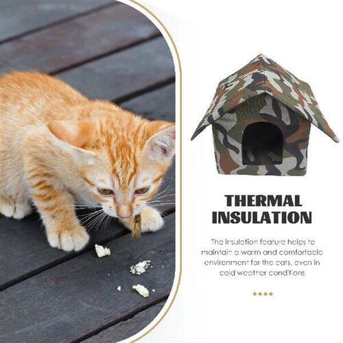 Portable Cat Enclosures Outdoor Shelter House Decorative