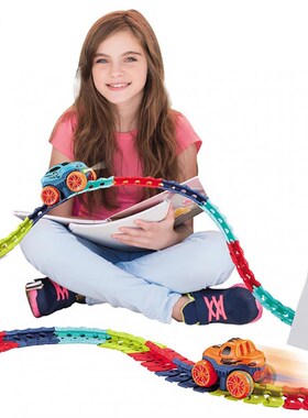 DIY Assembled Rail Car Train Toy Changeable Track Electric L