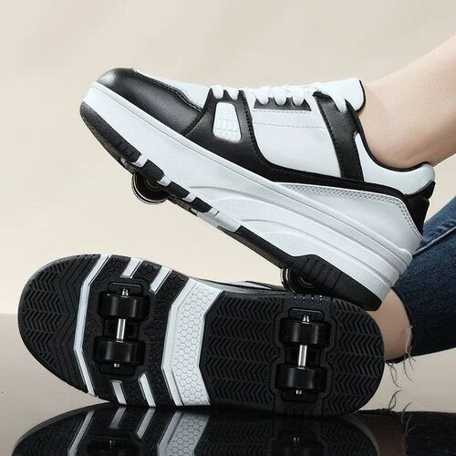 Four wheel roller shoes Boys girls walking shoes Casual outd