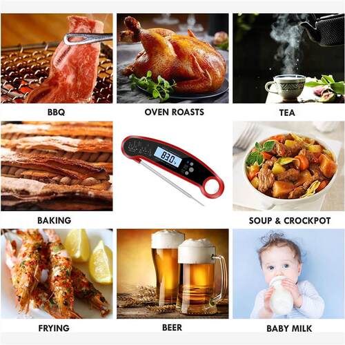 Instant Read Meat Thermometer Digital Kitchen Thermometer