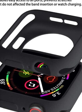 Soft Silicone Case for Apple Watch 7 45mm 6 SE 5 4 3 42MM